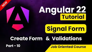 Angular 22 Tutorial for Beginners Signal Form in Angular