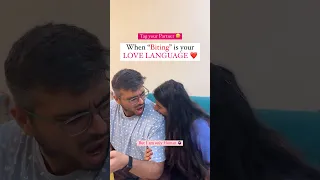 Wife BITING HUSBAND