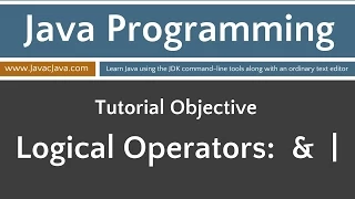Learn Java Programming - Logical and or