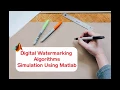 LSB-Watermarking Simulation Using Matlab