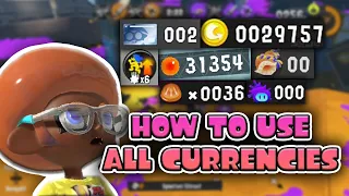GUIDE TO ALL SPLATOON 3 CURRENCIES How to Farm Spend and More