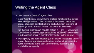 Agent Based Simulation using MESA PART 2 - Building the Agent Class