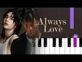 Download Lagu d4vd - Always Love ft. Hyunjin (Stray Kids) (Piano tutorial)