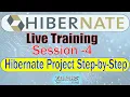 Hibernate Masterclass Session 4 Hibernate Project DB Connection Insert Fetch Transaction