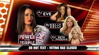 WWE Raw Kelly Kelly Vs Brie Bella Divas Championship 