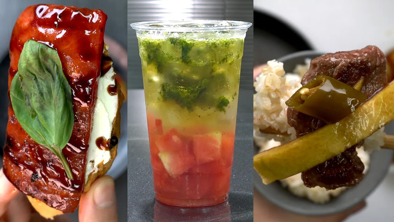 맛없는 수박 활용 3종 요리 (브루스케타, 수박청, 장아찌)