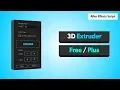 3D Extruder Script - After Effects Script Ae Script Download Tutorial Included