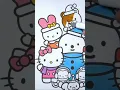 Coloring SANRIO characters HELLO KITTY and friends