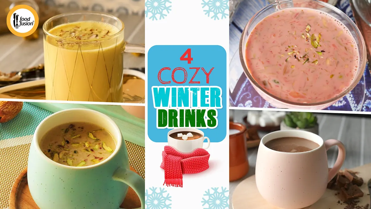 4 Cozy Winter Drinks - Recipes by Food Fusion