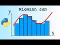Riemann sums in python