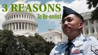 THREE REASONS TO REENLIST or at least why I am