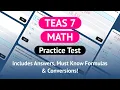 TEAS 7 Math Practice Test Every Answer Explained 2025