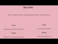 word mix Foundation Exam-4 CCBP4 0