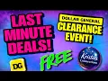 HURRY NOT MUCH TIME LEFT AWESOME DOLLAR GENERAL CLEARANCE EVENT DEALS