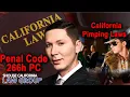 Pimping Pandering Laws in California Penal Code 266h 266i