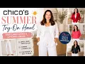 Chico s Summer Try-On Haul Easy Linen Looks Layering Pieces