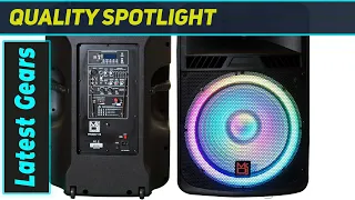 MR DJ USA 18 PA Speaker Ultimate 4000W Portable Powerhouse