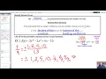 5 8 - Rational Zero Theorem Pt 1