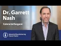 Meet Garrett Nash Colorectal Surgeon at MSK