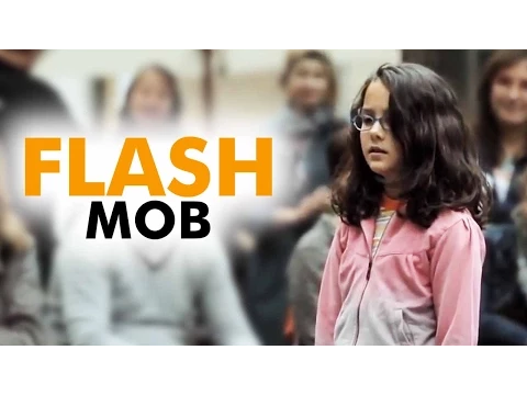 Download MP3 AMAZING - Flash Mob -  Started by one little girl -  Ode to Joy