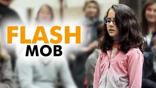the most touching flash mob ever one girl started it all