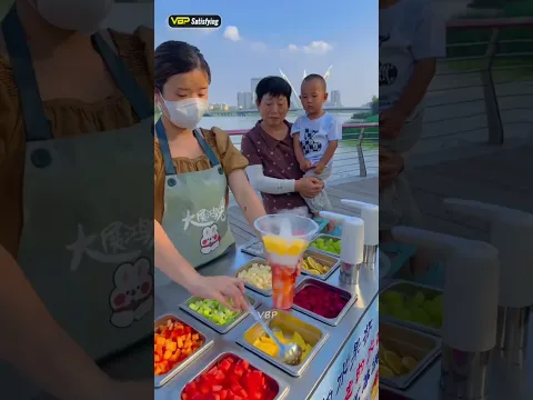 Unique street food 😚🍉🥑🍓🤤 #shorts #satisfyingvideos