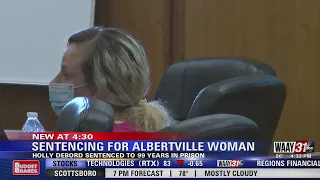 Albertville woman sentenced in bestiality sexual torture case