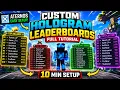 How to Add Custom Hologram Leaderboards on Aternos DecentHolograms ajLeaderboards Tutorial