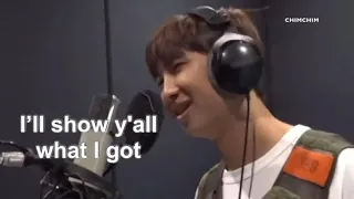 bts recording bts in the soop song