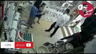 امسك حرامى   سرقة مبلغ مالى كبير من محل ادوات صحية بمصر الجديدة دندنها