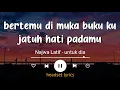 Download Lagu bertemu di muka buku ku jatuh hati padamu  lirik untuk dia Najwa latif