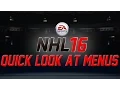 NHL 16 News Quick Look At Menus A Action