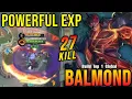 27 Kills!! Powerful Offlane Balmond MVP 16.4 Points!! - Build Top 1 Global Balmond ~ MLBB