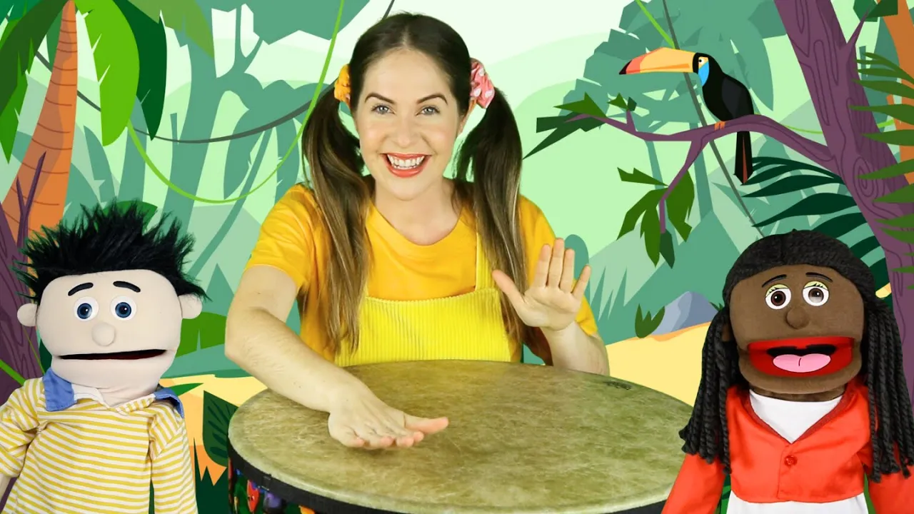 Jungle Animals | Drum song for children | Music class for kids Jungle Animals | Drum song for children | Music class for kids
