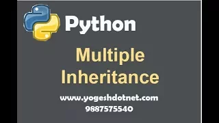 multiple inheritance in python simple example Lecture 10 hindi