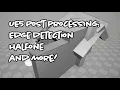 UE5 Post process materials examples Edges halftone and more