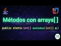 Metodos con arrays en Java Explicado VISUALMENTE