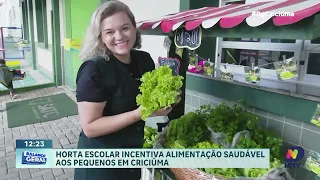 Feirinha do Integral reúne sabores e saúde em escola no Sul de SC