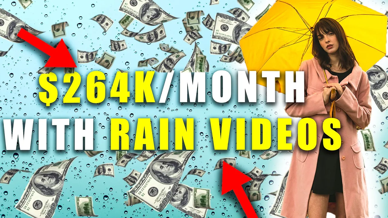 Make $264,000 Per Month Posting Rain Videos | How To Make Money On Youtube With Rain Sounds