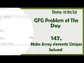 Make array elements unique C GFG Daily Problem