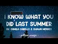 I Know What You Did Last Summer - Camila Cabello & Shawn Mendes (Lyrics) 🎵