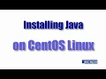 Installing Java on CentOS Linux