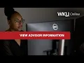 How to View Advisor Information