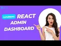 Learning to Make Modern Admin Dashboard with React JS and Tailwind CSS CodeCraft by Anand
