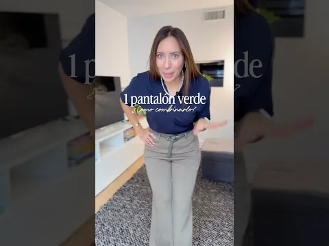 Vistete así toda la semana si tienes un pantalón VERDE oliva (7 looks) para el calor