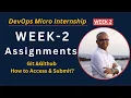 Week 2 - Assignment Submission Guide DevOps Micro Internship Git Github