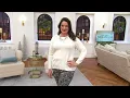 Susan Graver Open Stitch Sweater on QVC