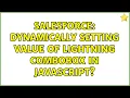 Salesforce Dynamically setting value of lightning combobox in javascript