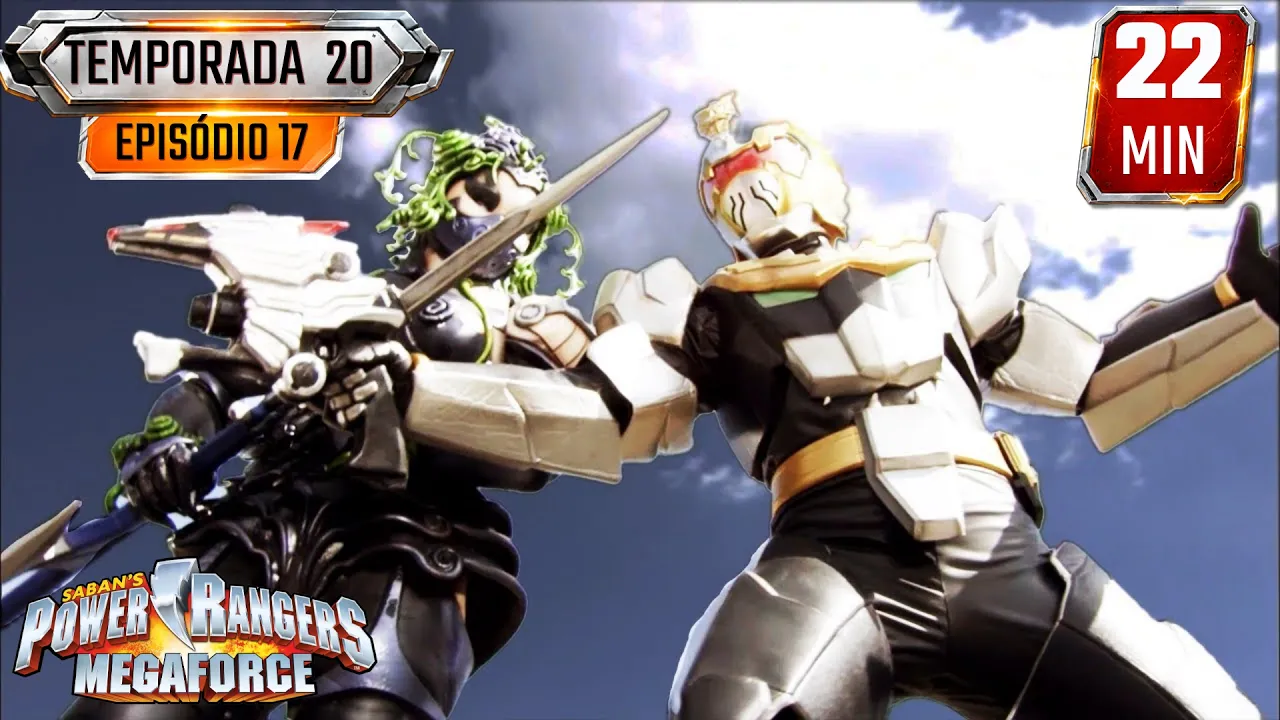 Andando na Linha ????️ E17 ???? Megaforce ⚡ Power Rangers para Crianças