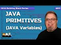 Java Primitives Learn about Java primitive data types